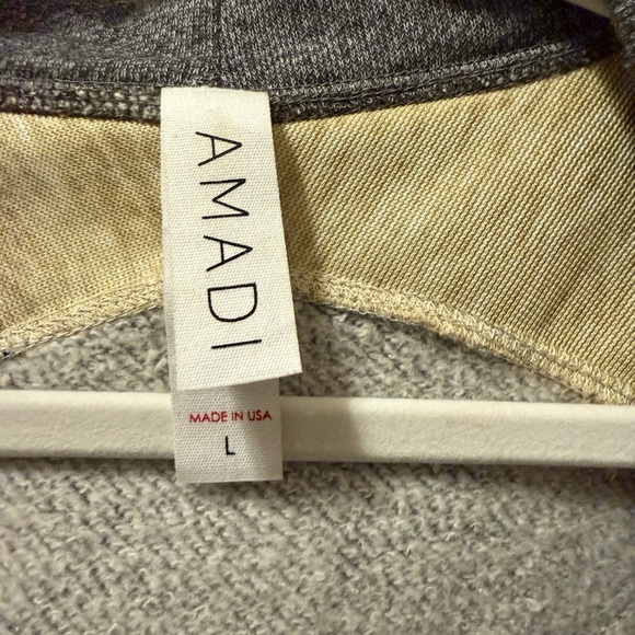 Anthropologie Amadi Gray CORA Cardigan Sweater size large - Picture 7 of 10